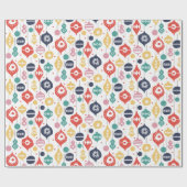 Retro-versieringen Cadeaupapier (Vlak)