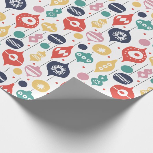 Retro-versieringen Cadeaupapier (Hoek)