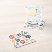 Retro-versieringen Kartonnen Onderzetters (Insitu)