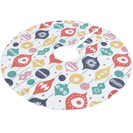 Retro-versieringen Kerstboom Rok (Gekanteld)