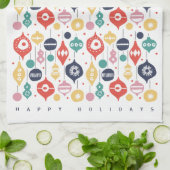 Retro-versieringen Theedoek (Gevouwen)