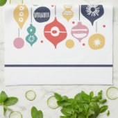 Retro-versieringen Theedoek (Gevouwen)