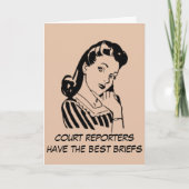 Retro Verslaggevers van het Hof hebben het Beste Kaart (Voorkant)