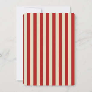 Retro  verticale PopCorn Klassieke Stripes
