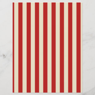 Retro  verticale PopCorn Klassieke Stripes Flyer