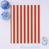 Retro  verticale PopCorn Klassieke Stripes Flyer (Enkel)