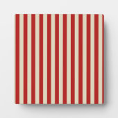 Retro verticale PopCorn Klassieke Stripes Fotoplaat (Voorkant)