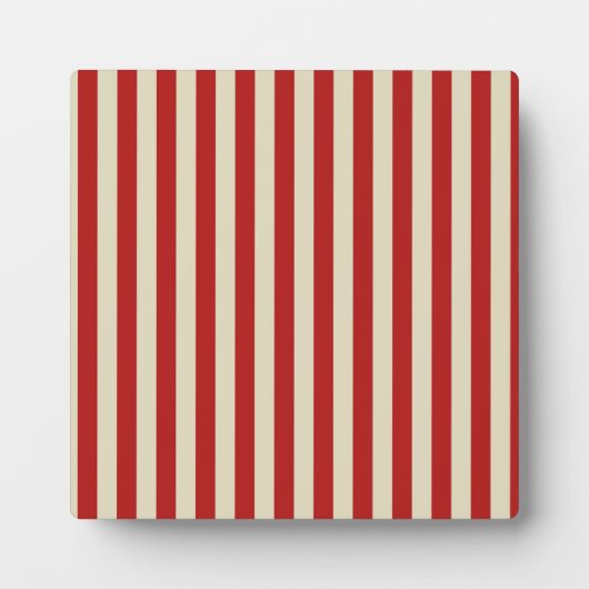 Retro verticale PopCorn Klassieke Stripes Fotoplaat (Voorkant)