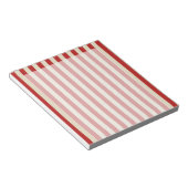 Retro  verticale PopCorn Klassieke Stripes Notitieblok (Schuin)