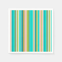 Retro verticale roze turquoise en perzik strepen