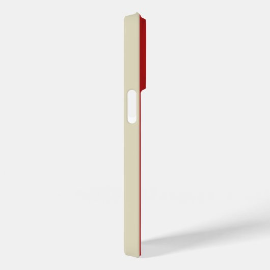 Retro  verticale strepen in rood Case-Mate iPhone case (Achterkant / Rechts)