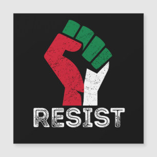 Retro  Verzet tegen Palestijnse vuistvlag Vrijheid