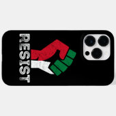Retro  Verzet tegen Palestijnse vuistvlag Vrijheid Case-Mate iPhone Case (Achterkant (horizontaal))