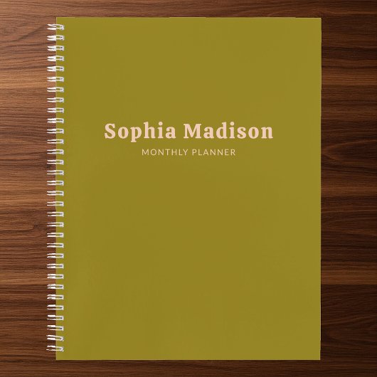 Retro Vet Eenvoudig Groen Roze Rood Notitieboek