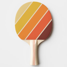 Retro Vet Geblokstreepte Tafeltennisbatje