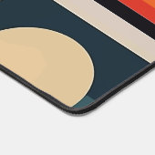 Retro Vette Cirkels en Strepen 1 van 6 Bureaumat (Hoek)