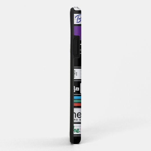 Retro VHS 80-films Case-Mate iPhone Case (Achterkant/rechts)
