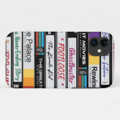 Retro VHS 80-films Case-Mate iPhone Case (Achterkant (horizontaal))