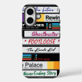 Retro VHS-filmontwerp Case-Mate iPhone Case (Achterkant)