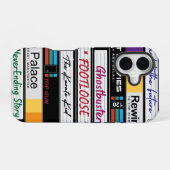 Retro VHS-filmontwerp iPhone 16 Hoesje (Achterkant horizontaal)