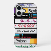 Retro VHS-filmontwerp iPhone 16 Hoesje (Achterkant)