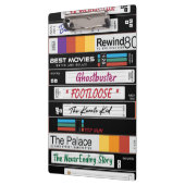 Retro VHS-filmontwerp Klembord (Links)
