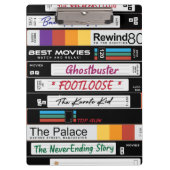 Retro VHS-filmontwerp Klembord (Voorkant)