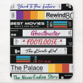 Retro VHS-filmontwerp Muismat (Voorkant)