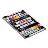 Retro VHS-filmontwerp Notitieboek (Rechterzijde)