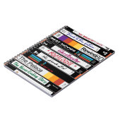 Retro VHS-filmontwerp Notitieboek (Linkerzijde)