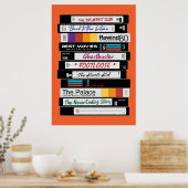 Retro VHS-filmontwerp Poster (Keuken)