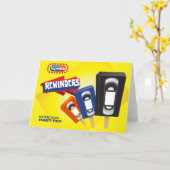 Retro VHS Ice-Pop arrangement Parodie Kaart (Gele Bloem)