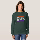 Retro VHS Logo Trui | Vintage 80s 90s (Voorkant volledig)