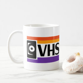 Retro VHS Symbool Koffiekop - 80s 90s Koffiemok