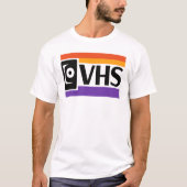 Retro VHS Symbool T-shirt | 80s 90s nostalgie  (Voorkant)