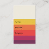 Retro VHS-videoband voor videografen, filmmakers Visitekaartje (Achterkant)