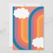 Retro Vibe 10e verjaardag Kaart (Achterkant)