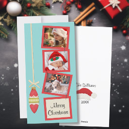 Retro Vibe 3 foto Feestdagenkaart