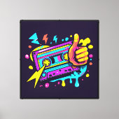 Retro Vibe Canvas Afdruk (Voorkant)