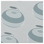 Retro Vibe Curling Rock Fabric Stof (Close Up)