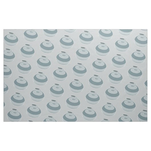 Retro Vibe Curling Rock Fabric Stof (Fat Quarter)
