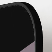 Retro Vibe Rainbow Across Striping met naam Pickleball Paddle (Links Detail)