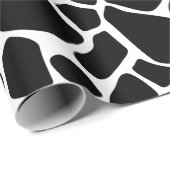 Retro Vibe Rustige Koeienhuid - Dierlijk afdrukpat Cadeaupapier (Rol Hoek)