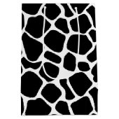 Retro Vibe Rustige Koeienhuid - Dierlijk afdrukpat Medium Cadeauzakje (Achterkant)