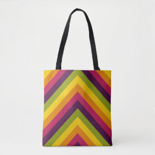 Retro-vibe verhoging tote bag