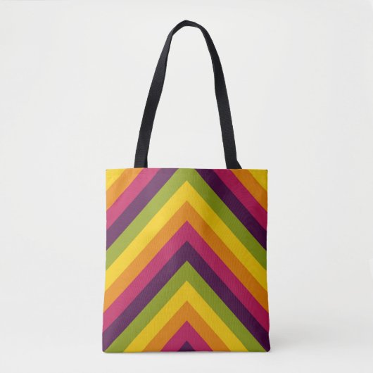 Retro-vibe verhoging tote bag (Voorkant)