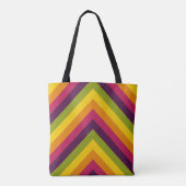 Retro-vibe verhoging tote bag (Achterkant)
