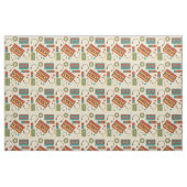 Retro Vibes - 1980s Cassettebandjes Pattern Stof (Fat Quarter)