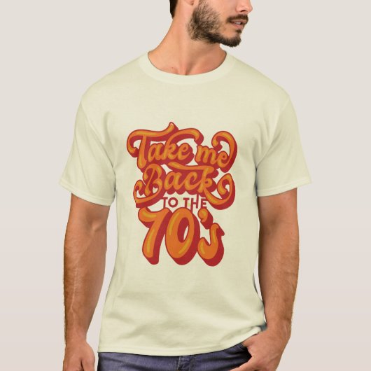 Retro Vibes - 70s Throwback T-shirt (Voorkant)