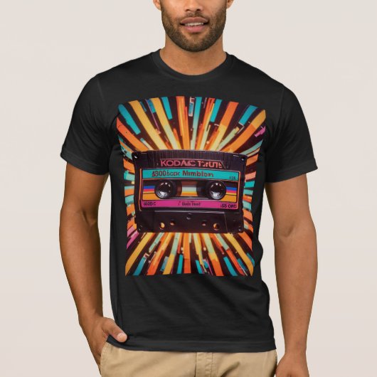 Retro Vibes 80s/90s Graphic T-shirt (Voorkant)
